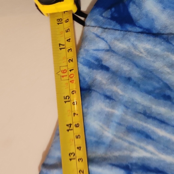 Love & Pineapples Blue Tie-Dye Graphic T-Shirt Make Some Waves Medium Cotton - Picture 9 of 9